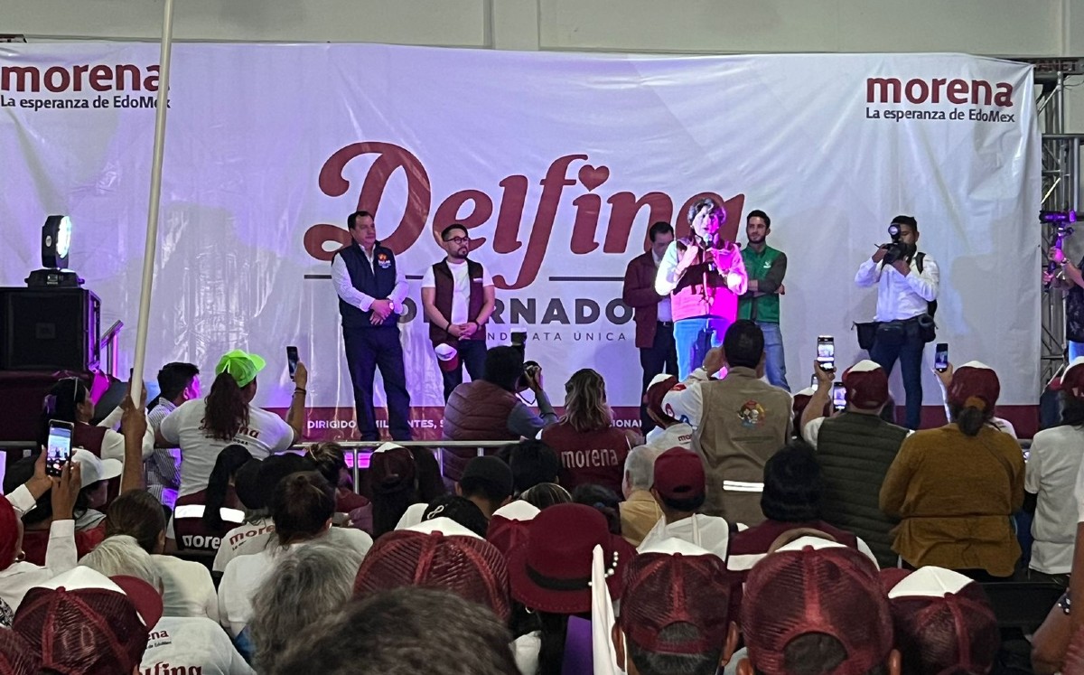 Delfina Gómez asegura que ha reunido a más de 200 mil simpatizantes en eventos de precampaña. | Especial