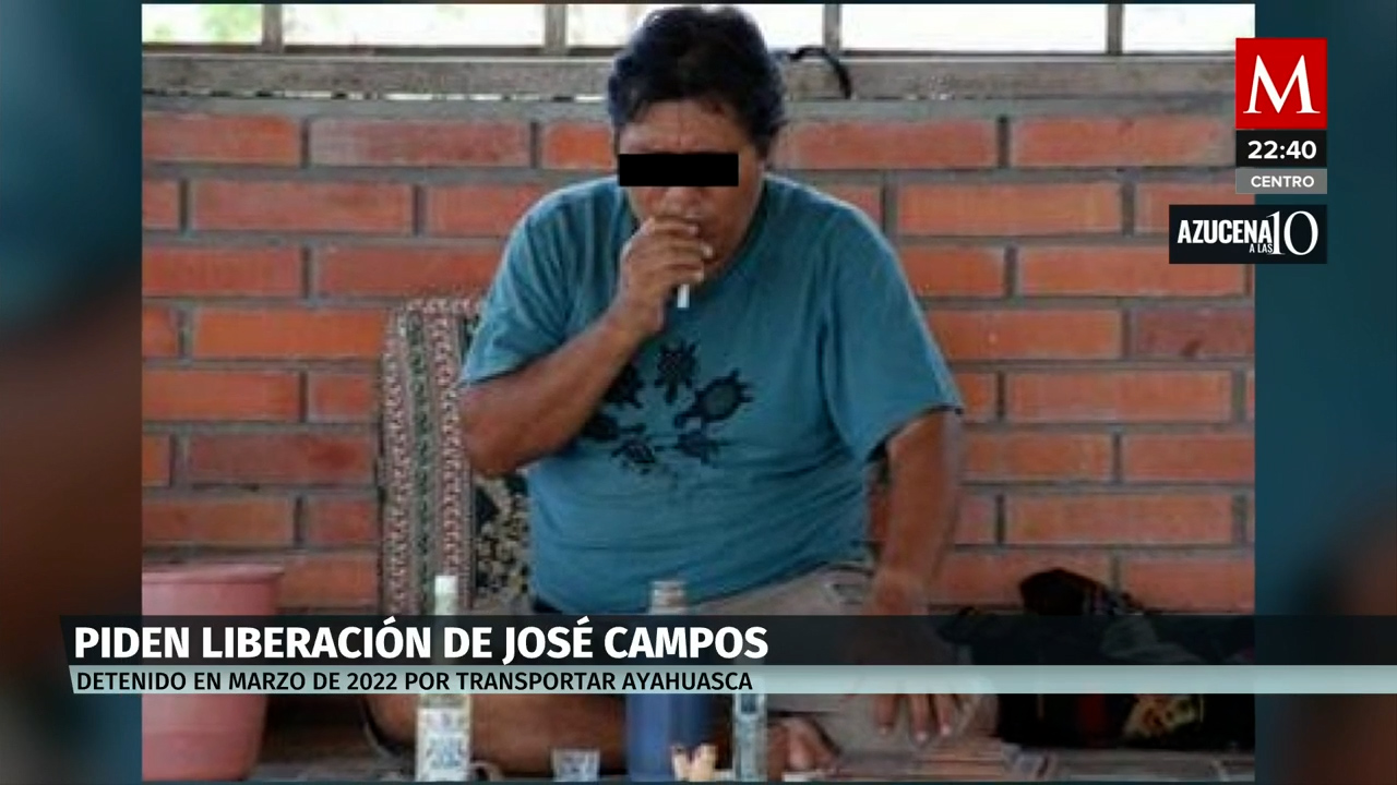 El etnobotánico José Campos fue detenido en el AICM por el transporte de ayahausca