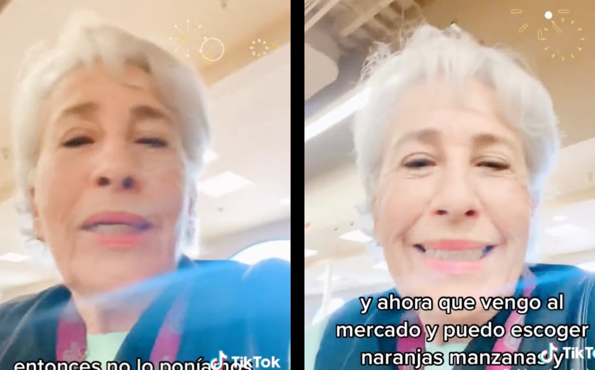 La abuelita compartió su felicidad en TikTok | ESPECIAL