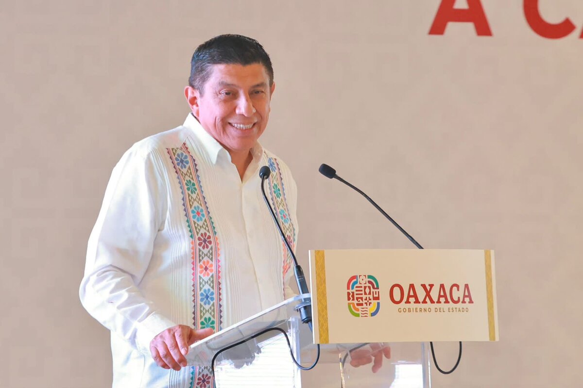 El gobernador de Oaxaca, Salomón Jara. (Especial)