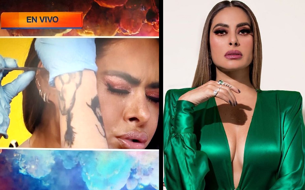 Galilea Montijo se perfora la oreja en Hoy. | ESPECIAL