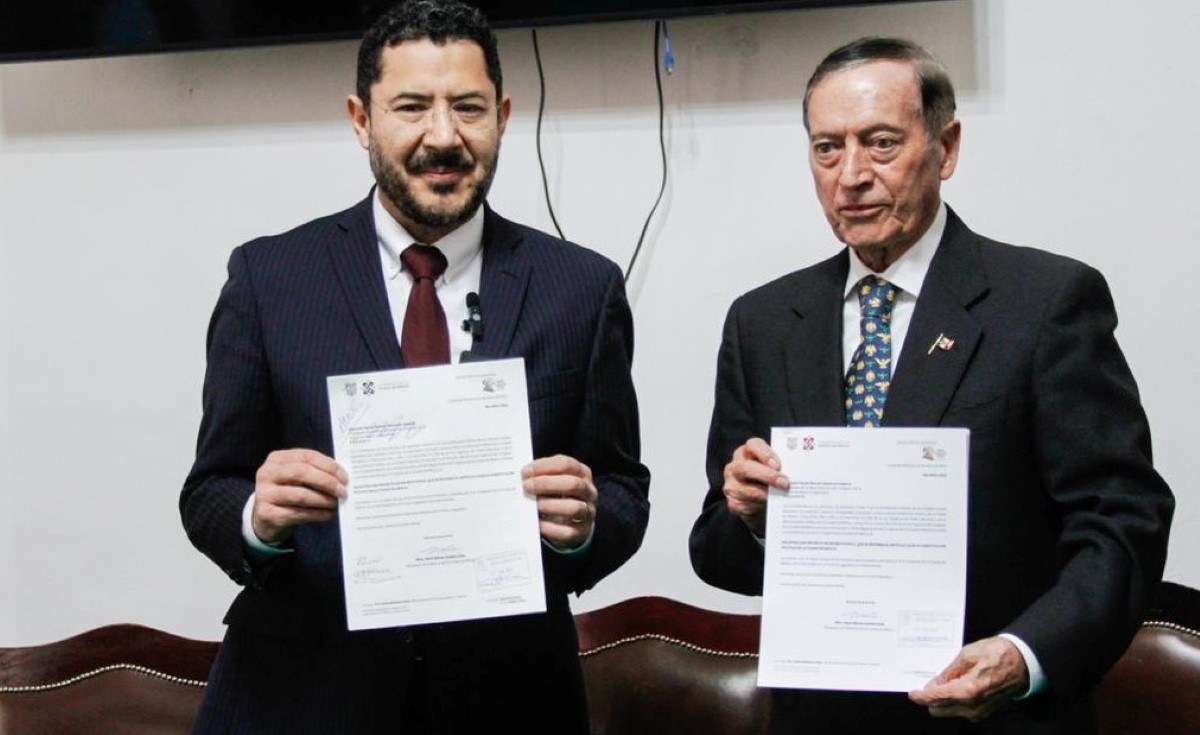 Martí Batres entregó la iniciativa al Congreso de CdMx. | Especial