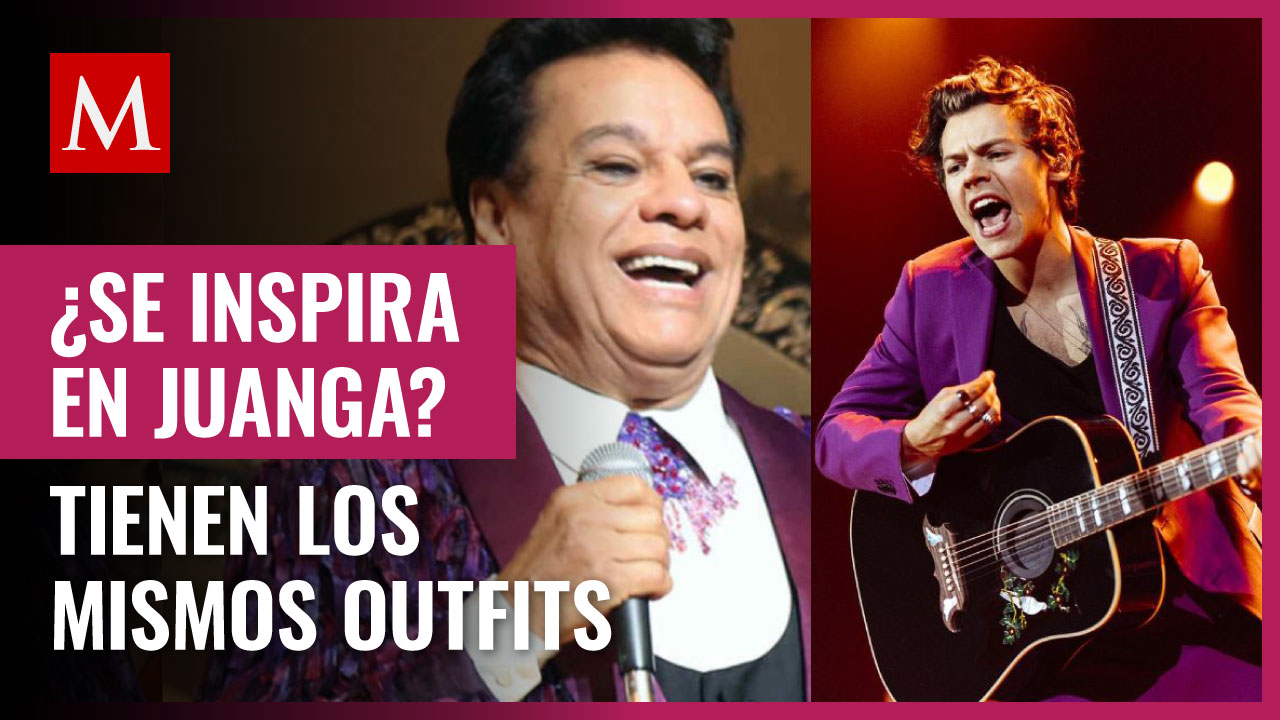 Los outfits de Harry Styles que demuestran que se inspira en Juan Gabriel