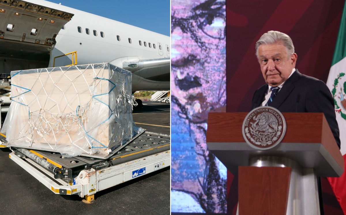 El presidente Andrés Manuel López Obrador durante su conferencia desde Palacio Nacional. Foto: (Cuartoscuro / Shutterstock)