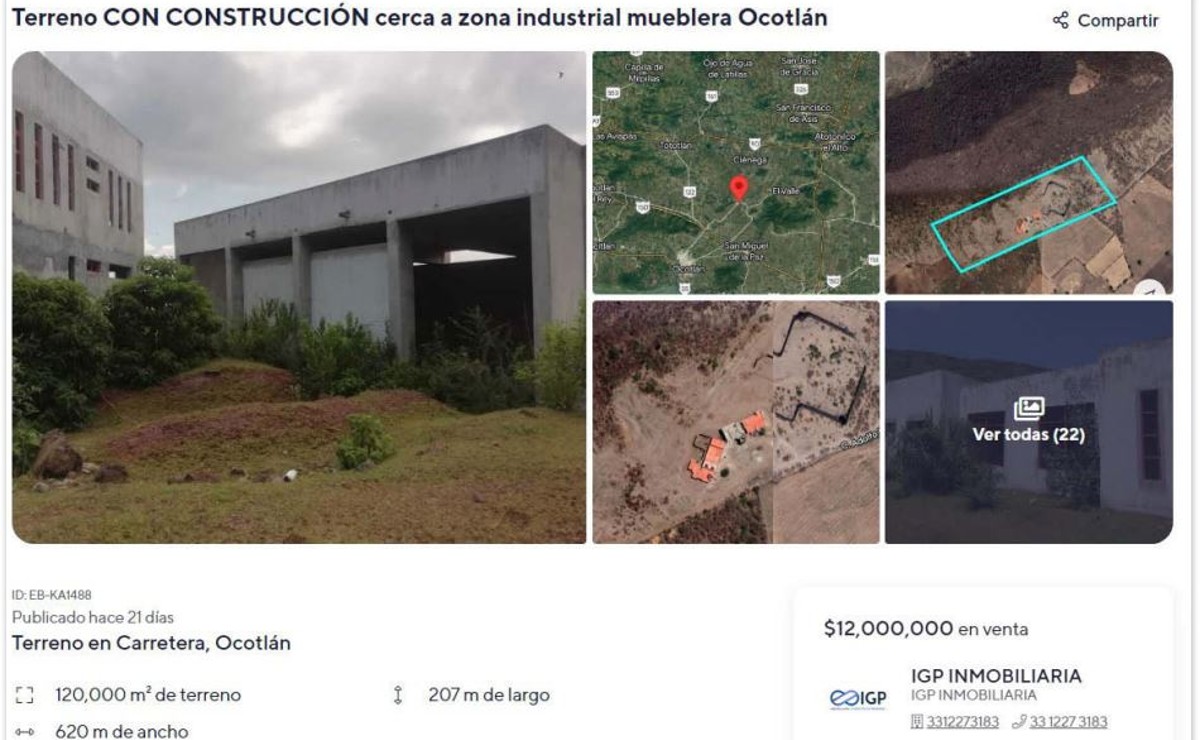 Terreno de cárcel abandonada de Ocotlán a la venta (Especial)