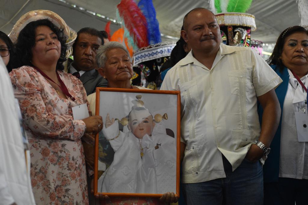 En la alcaldía Xochimilco se realizó el cambio de mayordomía del Niñopa. │Haarón Álvarez