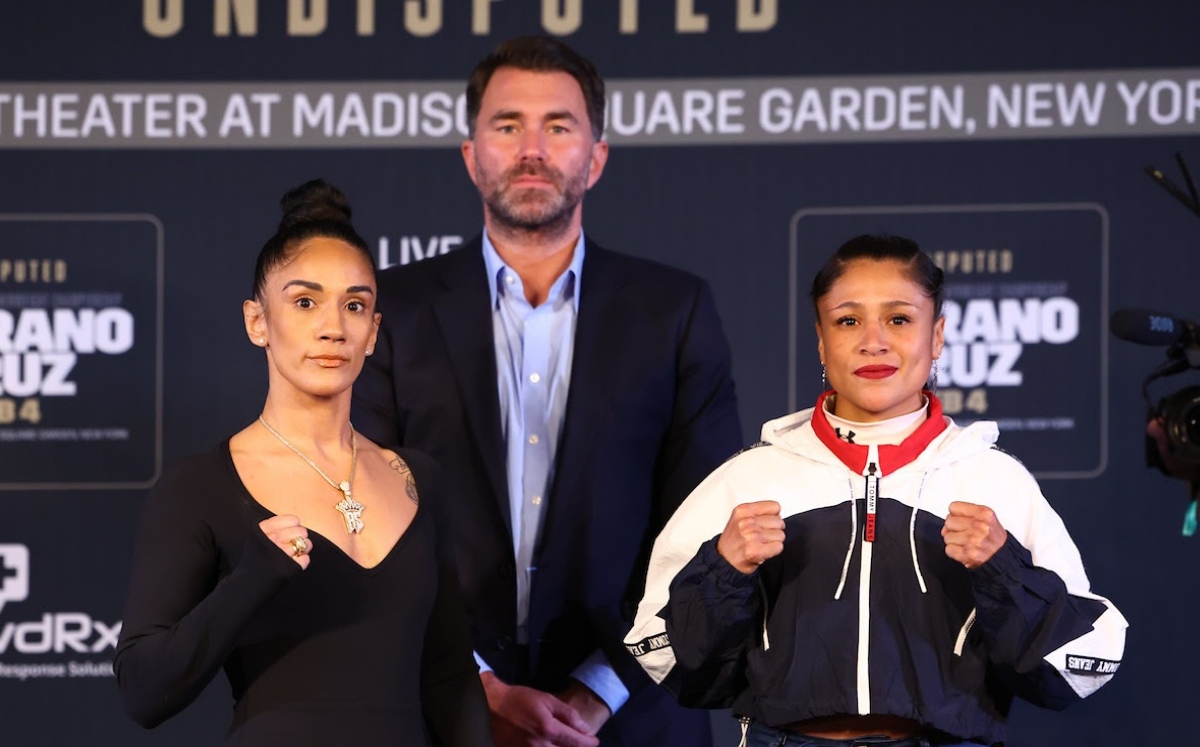 Amanda Serrano podría convertirse en la mujer con mayor cantidad de campeonatos de la historia (Matchroom Promotions)