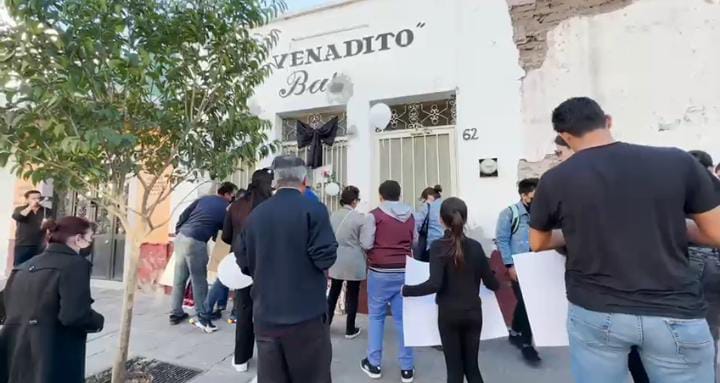 La marcha culminó en la presidencia municipal.