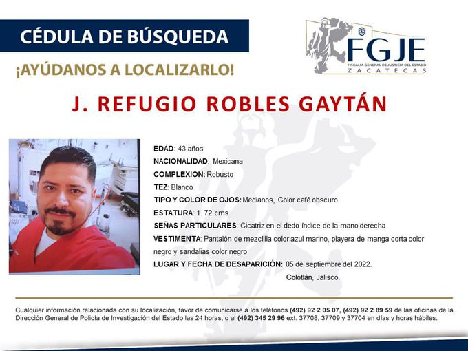 El médico fue reportado como desaparecido. (Especial)