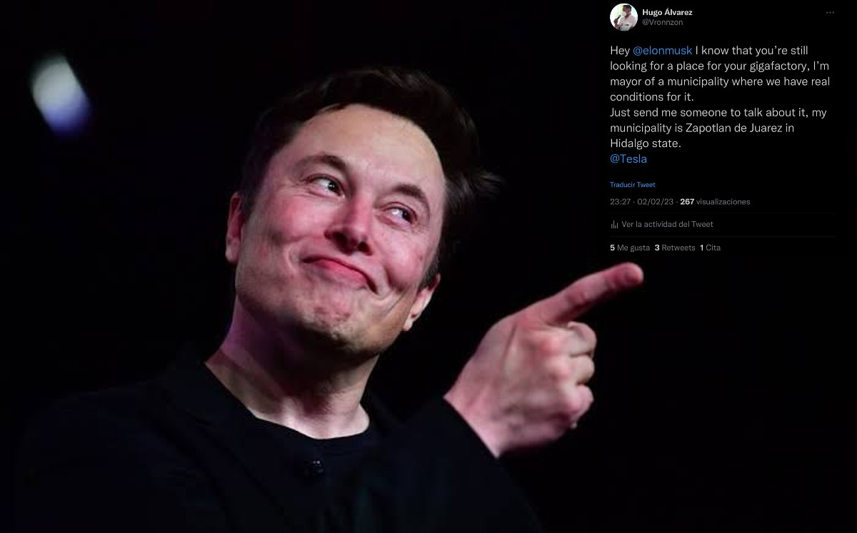 A través de Twitter presidente de Zapotlán busca llegar a Elon Musk.