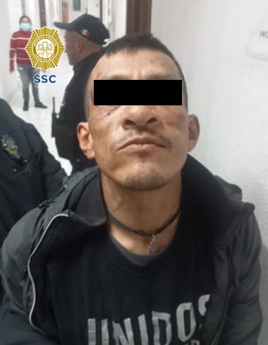 El implicado fue detenido sobre avenida Independencia y calle Dolores. (SSC)