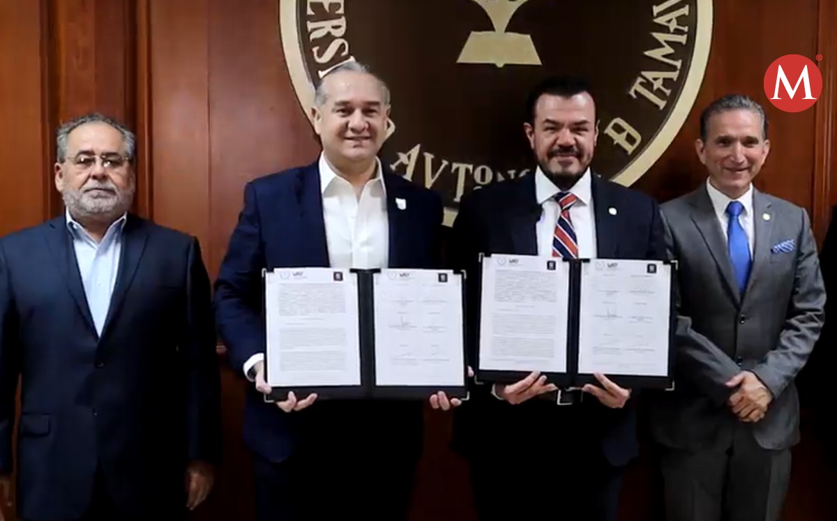 Madero firma convenio con Facultad de Medicina de la UAT.