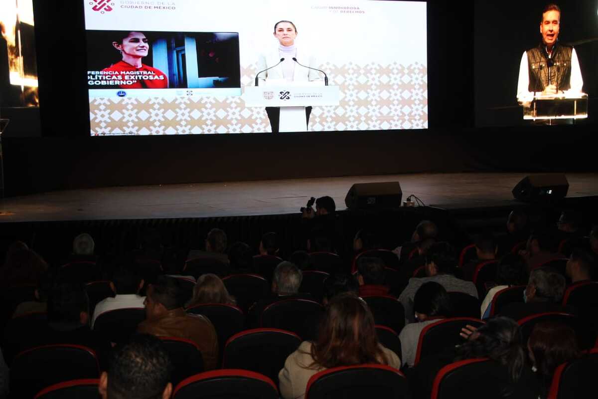 La mandataria informó sobre los logros de su gobierno en materia de educación, transporte y seguridad. Foto: Leonel Rocha