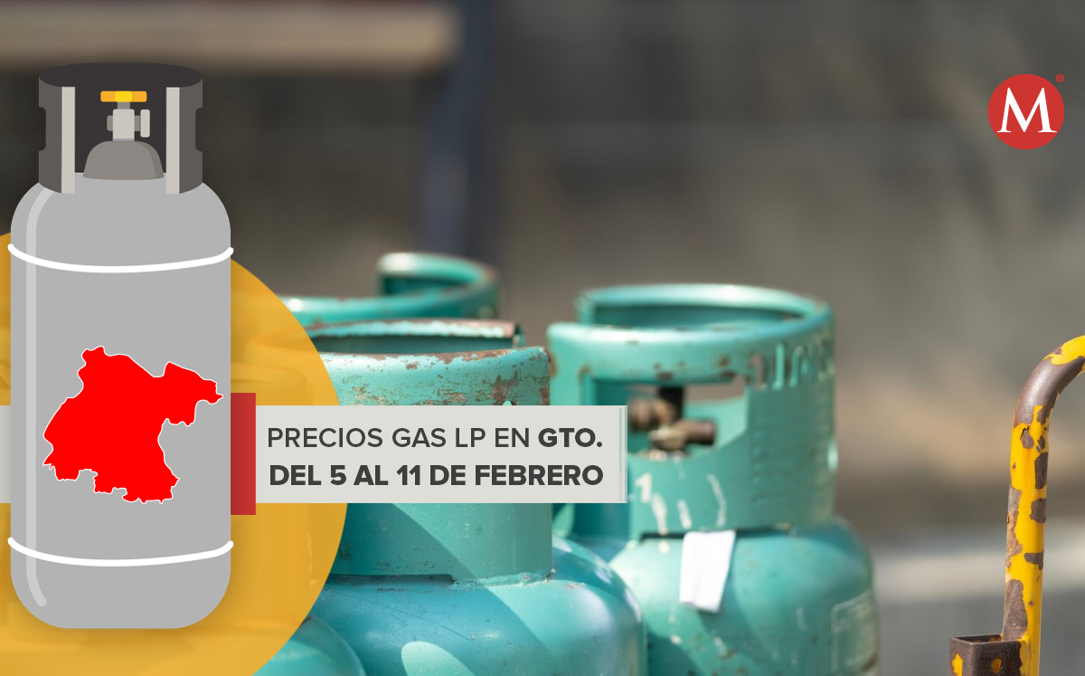 Precios del Gas LP del 5 al 11 de febrero Guanajuato 2023