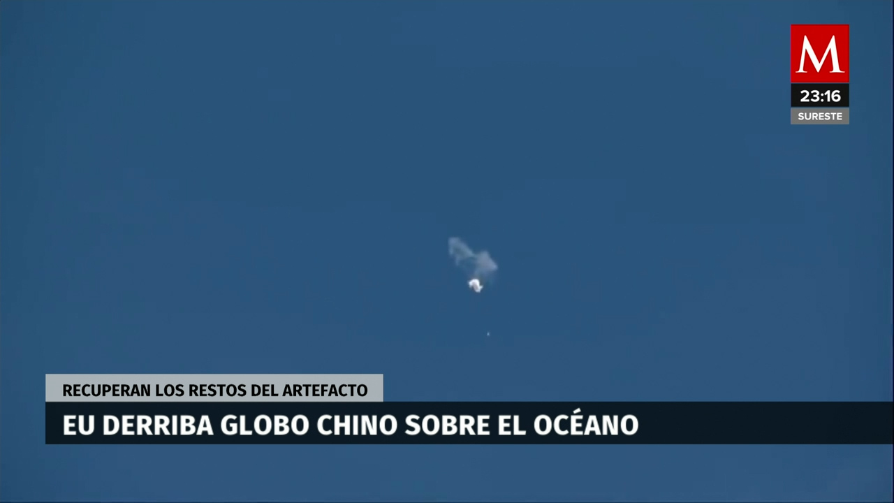 EU derriba presunto globo espía chino sobre el Atlántico