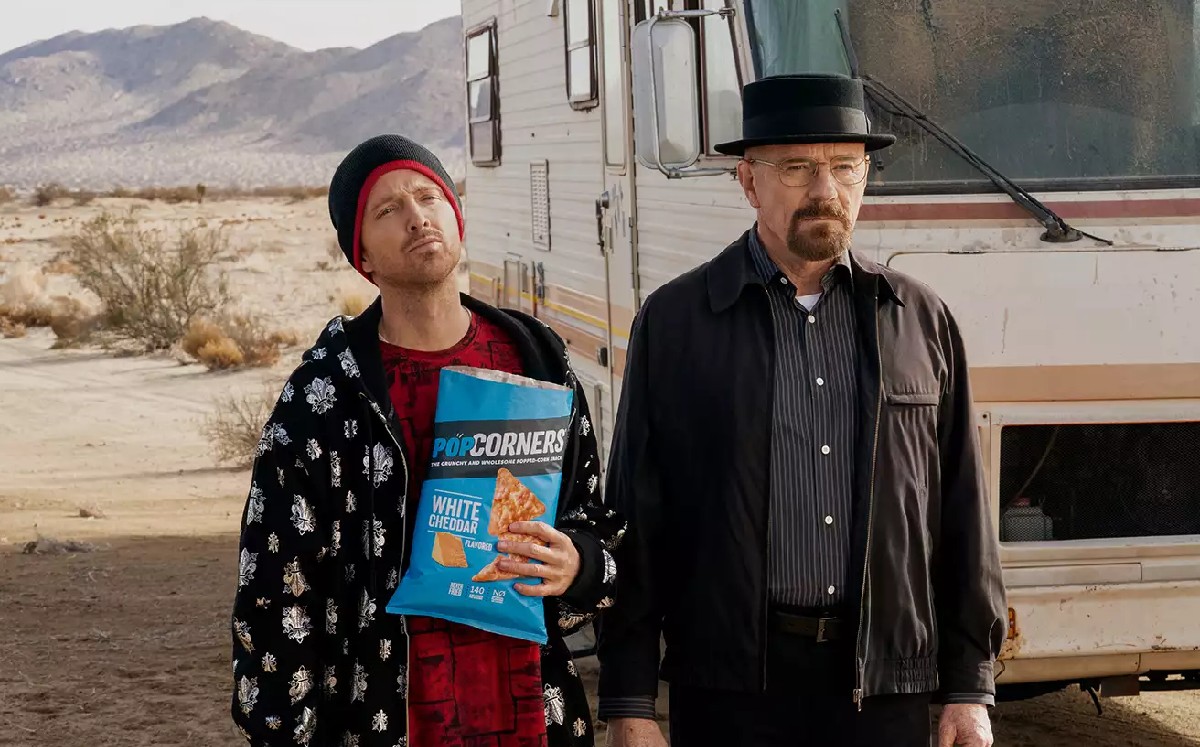 Bryan Cranston y Aaron Paul reviven 'Breaking Bad' en Super Bowl (Captura).