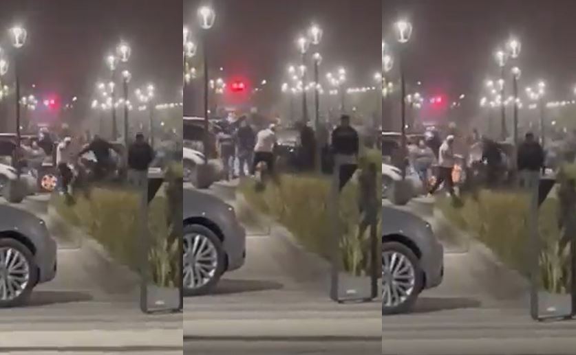 Captan riña entre paseantes en la presa La Boca en Santiago | Especial