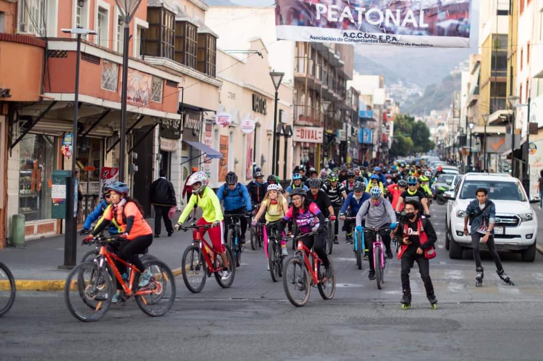 Ciclistas de Pachuca. (Especial)