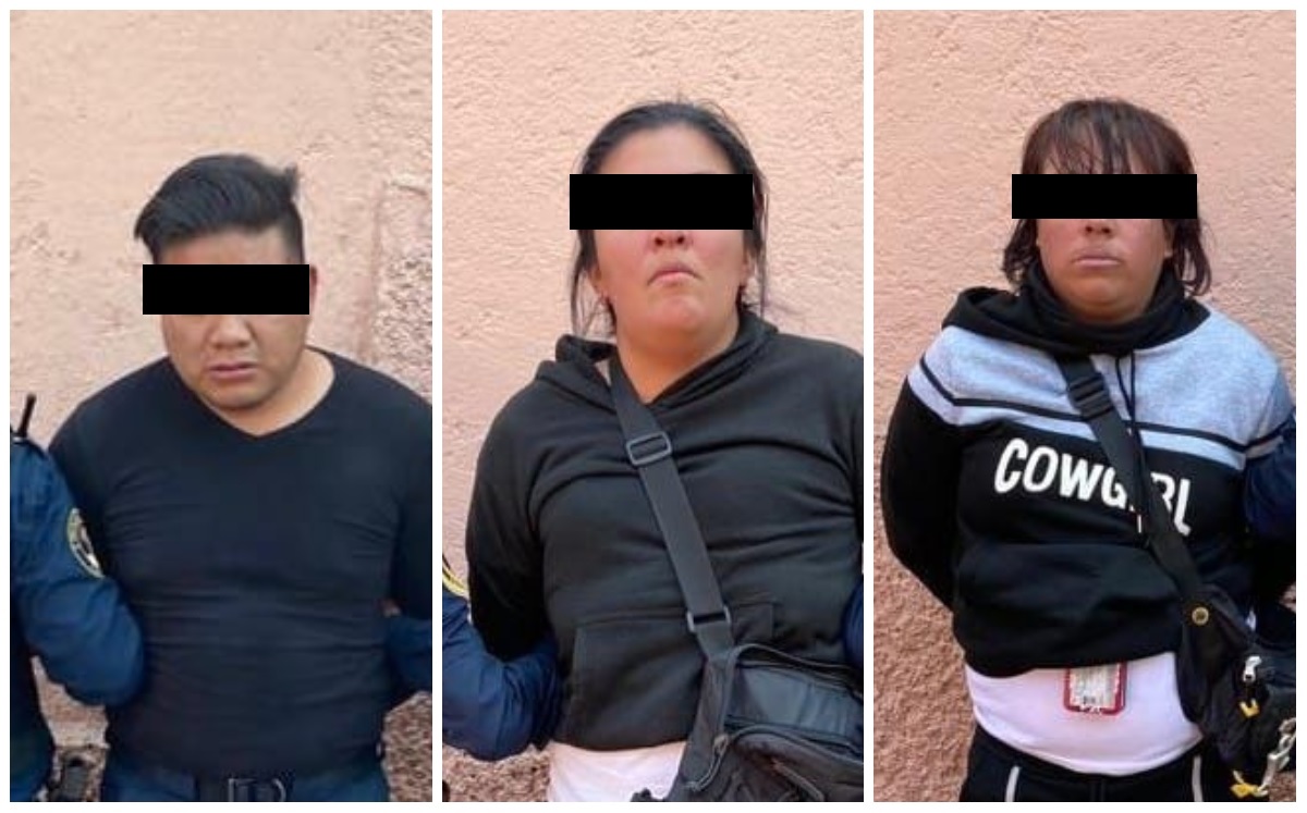 Los detenidos se identificaron como Policías Auxiliares.