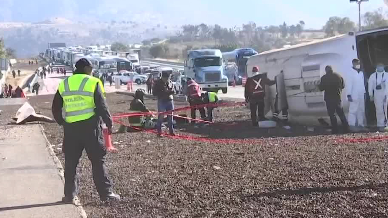 Peregrinos heridos siguen hospitalizados tras accidente en la México-Puebla