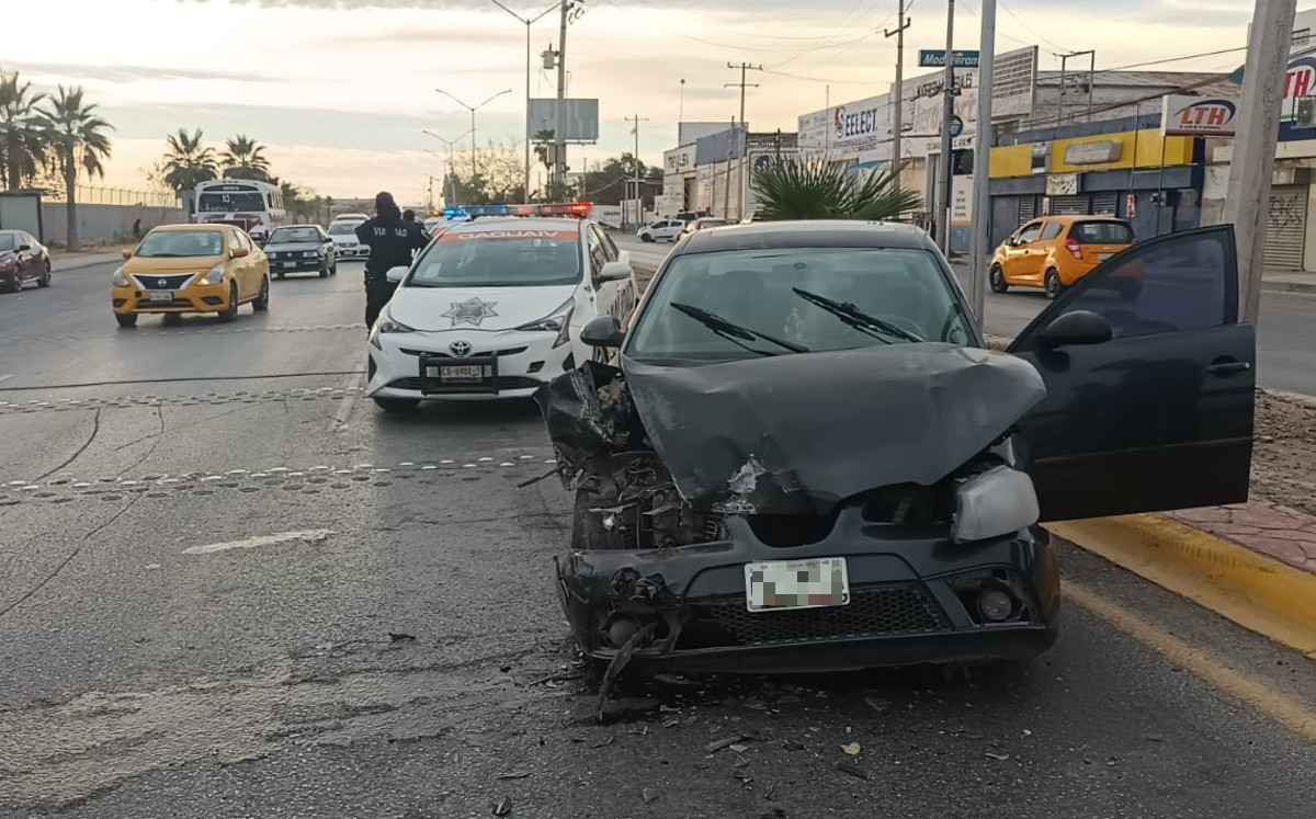 Este accidente ocurrió la mañana de este martes. (Notivox Digital)