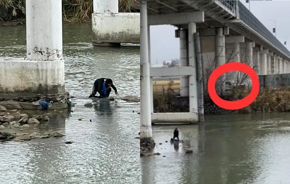 Continúa búsqueda de Patricio, arrastrado por la corriente al cruzar el Río Bravo con su familia