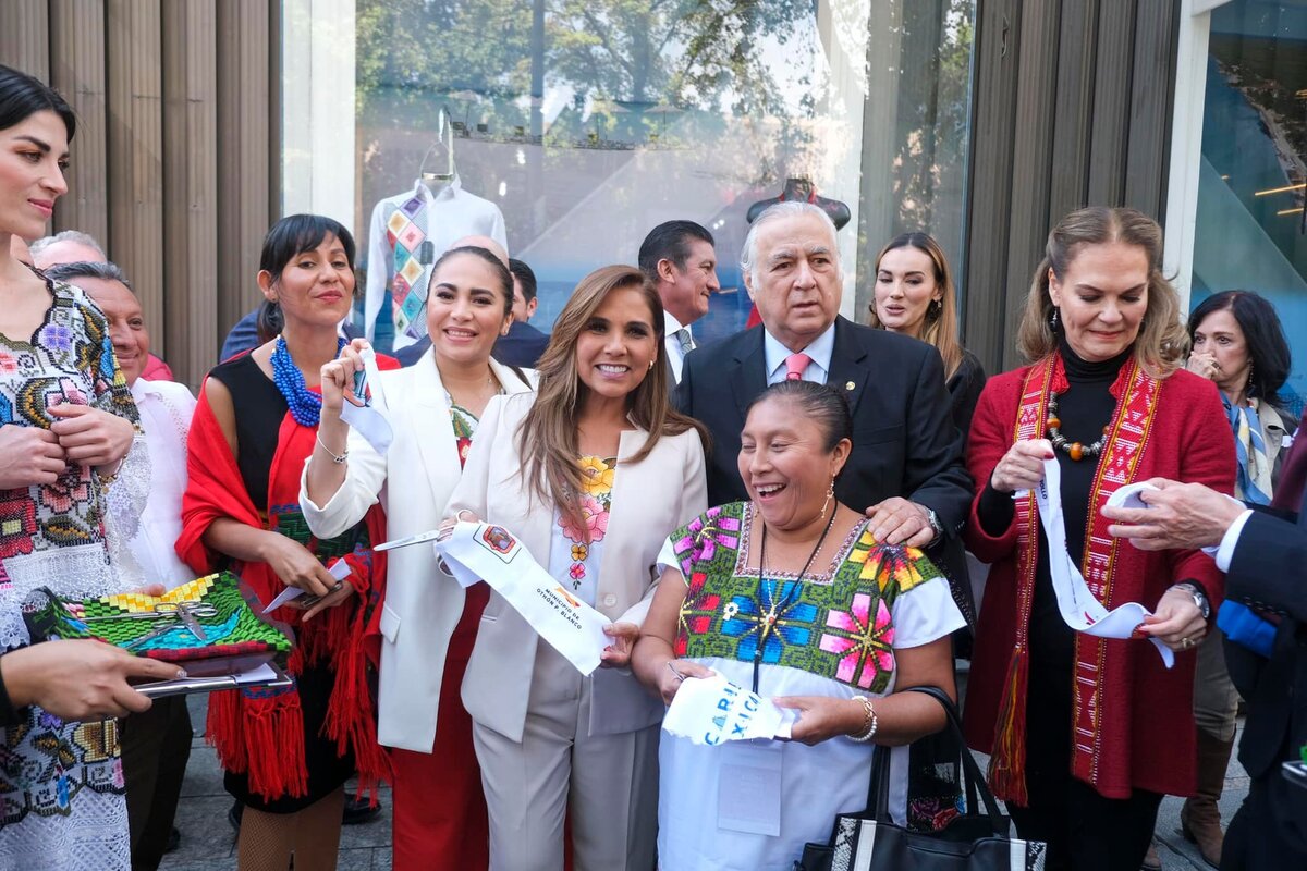 Inauguración del espacio Punto México. (Foto: Especial)