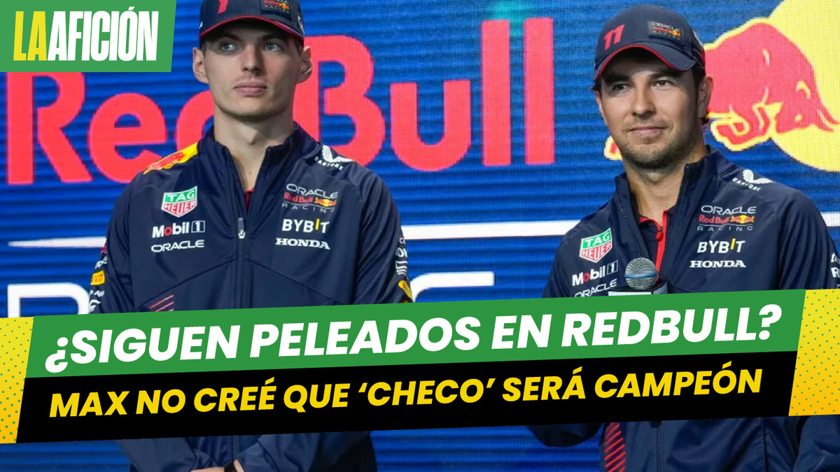Max Verstappen omite a Checo Pérez como favorito a ganar la F1 en 2023
