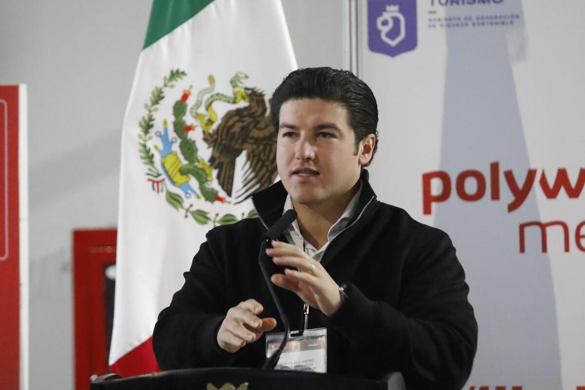 Samuel García también presumió que el año pasado Nuevo León subió su aportación al PIB| Jorge López
