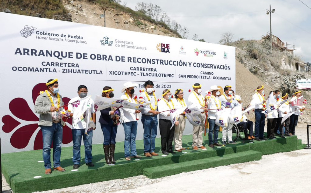 Céspedes da banderazo a obras en carretera Ocomantla-Zihuateutla | Especial