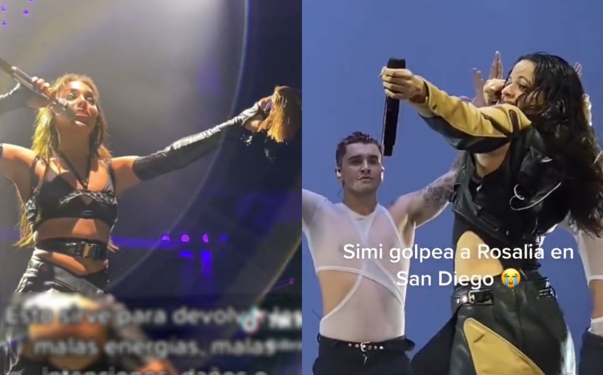 Danna Paola hace el mismo gesto que Rosalía | Especial