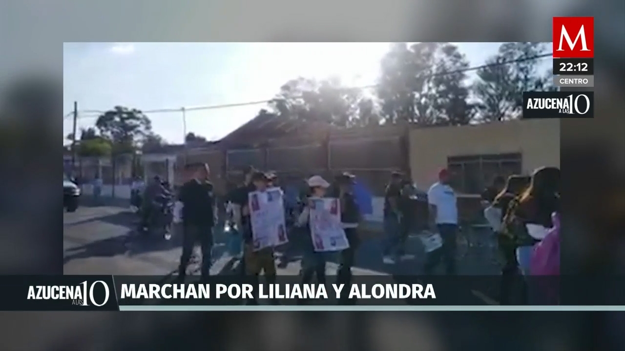 Familiares y amigos de Alondra y Liliana se manifiestan en Poncitlán, exigen justicia