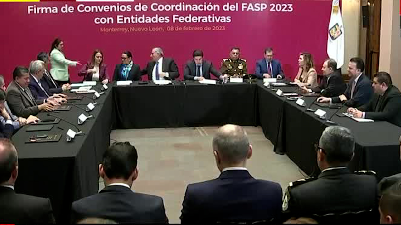 Gobernadores del norte firman convenios de coordinación de Seguridad en NL