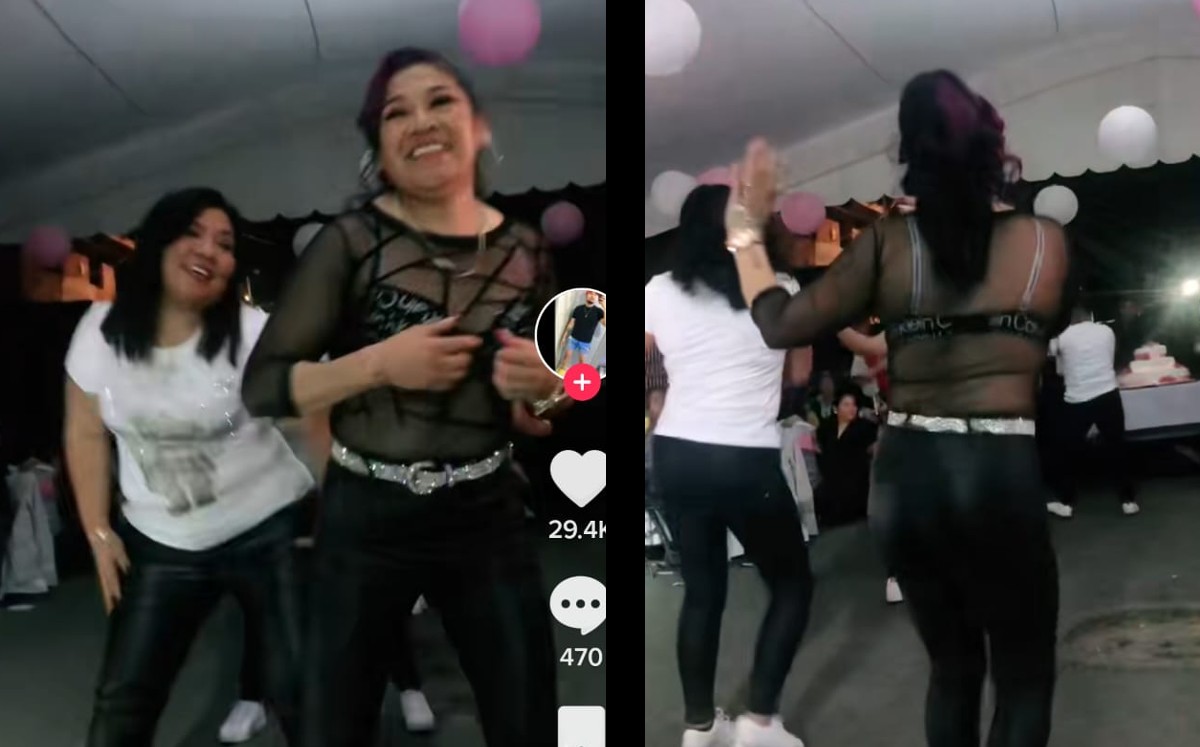 Mujer festeja cumpleaños como quinceañera. | ESPECIAL
