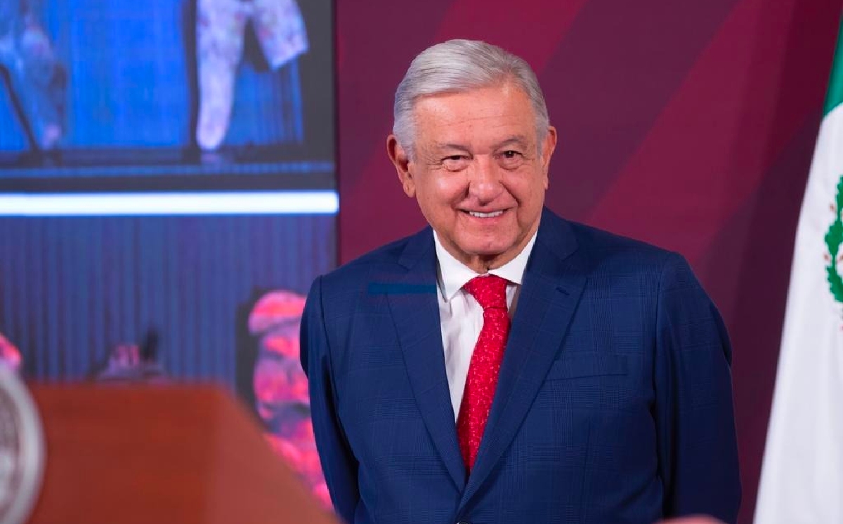 El presidente López Obrador en su conferencia de prensa matutina de hoy. | Cortesía