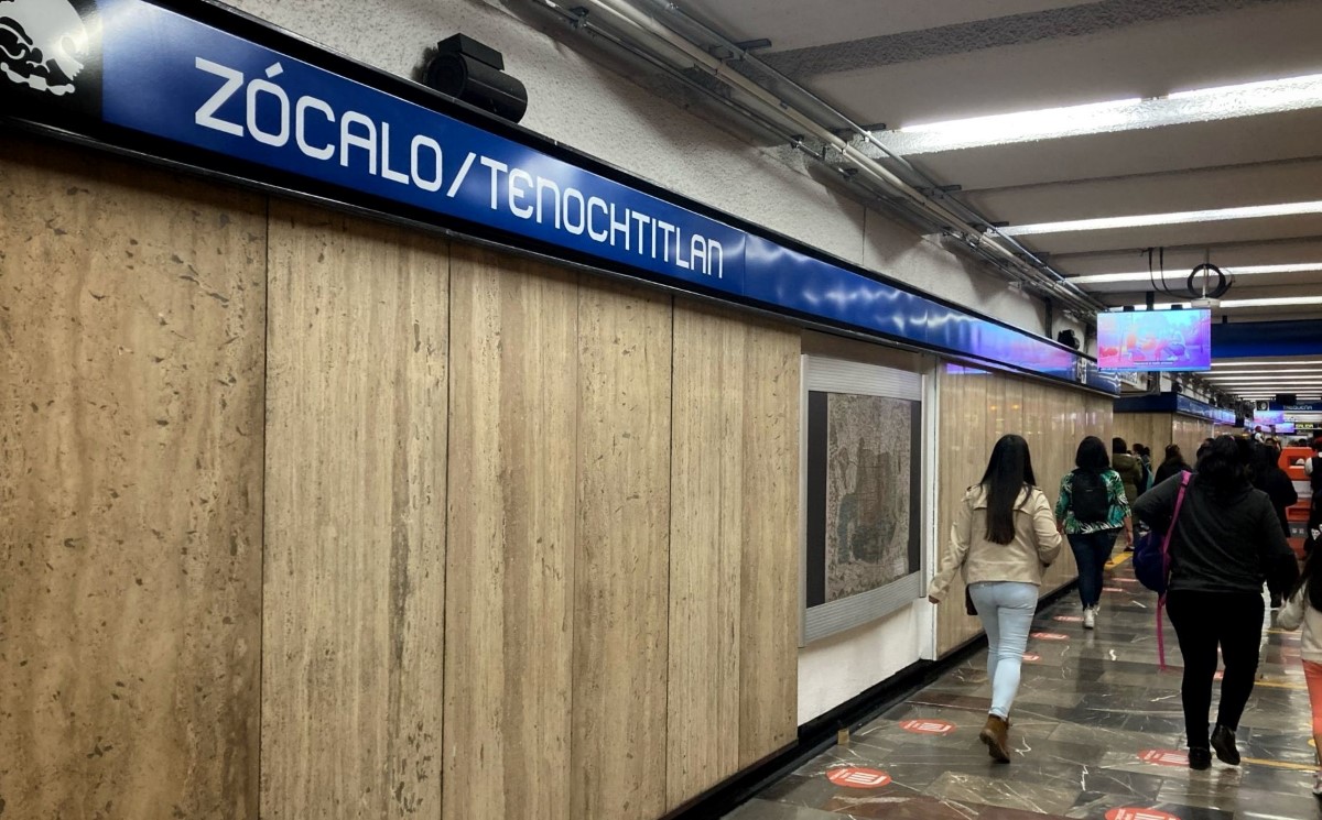 El STC cerró la estación Zócalo hasta nuevo aviso. | Cuartoscuro