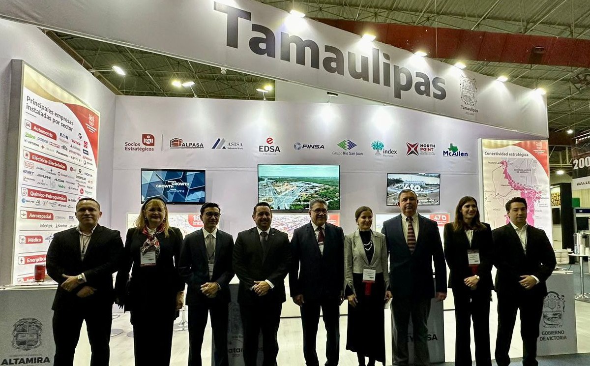 Tamaulipas cuenta con stand en la Expo Manufactura 2023 en Monterrey.