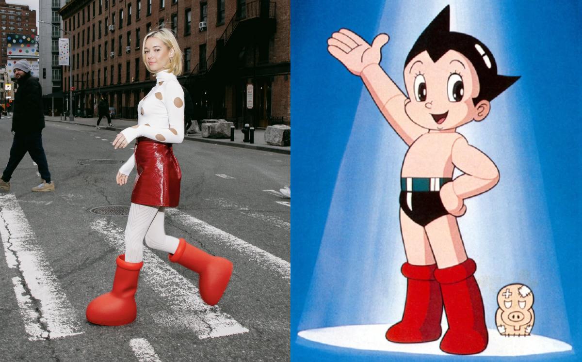 Nuevas 'Big Red Boots' de MSCHF son idénticas a las de Astro Boy | Especial