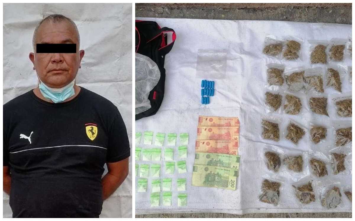El hombre fue detenido en la colonia Centro.