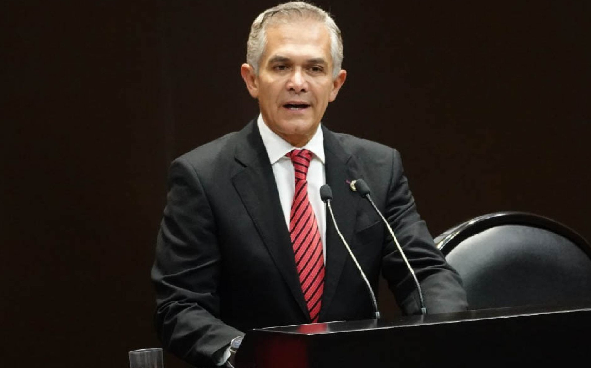 Miguel Ángel Mancera, senador del PRD, durante sesión ordinaria. | Cuartoscuro