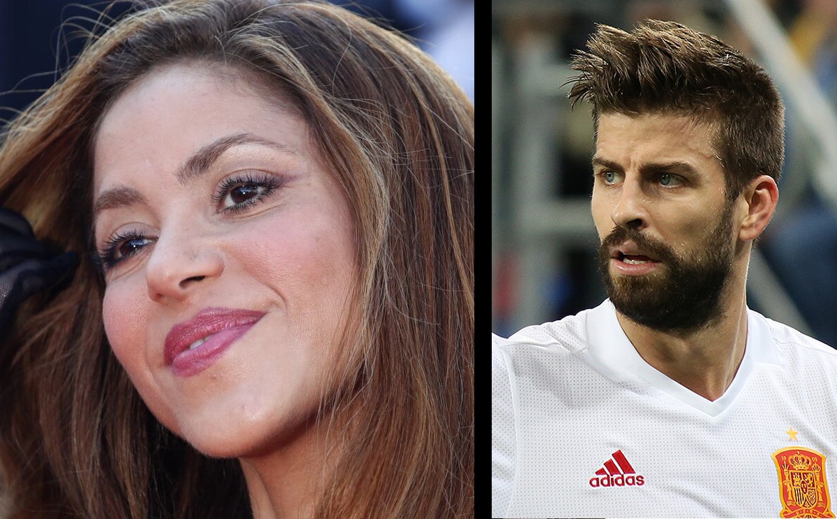 Shakira se encuentra con Piqué afuera de su casa. | ESPECIAL