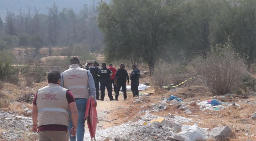 Autoridades de la SSEM aseguran la zona donde encontraron el cuerpo de dos personas sin vida | Especial