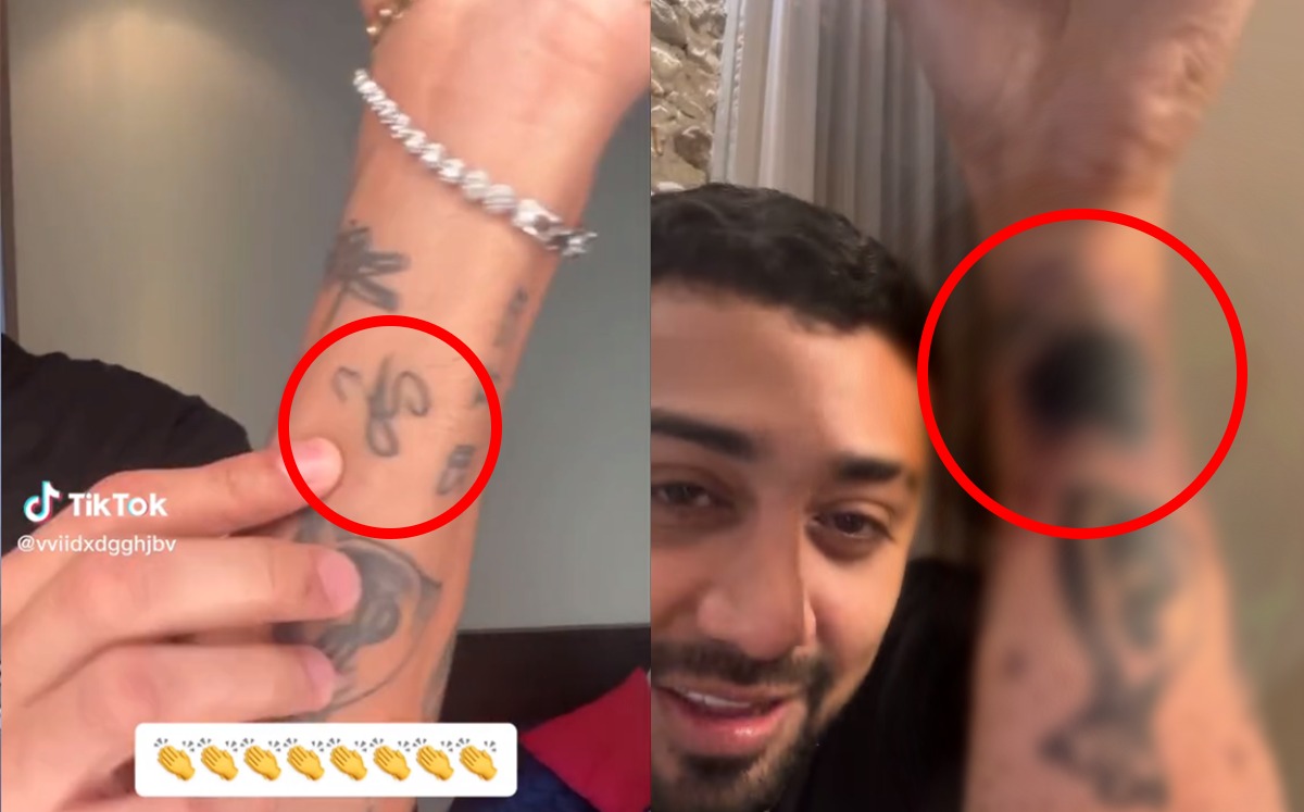 Brian Villegas se tapa tatuaje de Yeri Mua | Especial