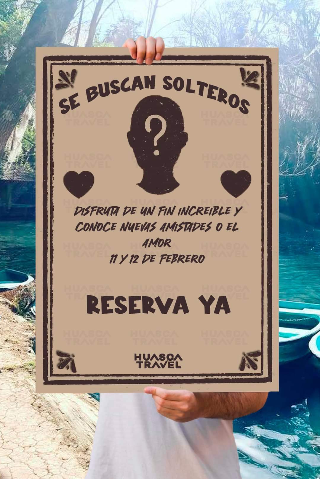 Se buscan solteros que quieran conocer personas, hacer amigos o hasta encontrar el amor en Huasca (Facebook)