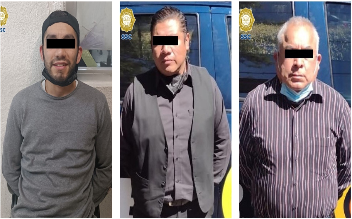 Los secuestradores fueron identificados como Javier "N", Gaudencio "N" y Óscar "N".