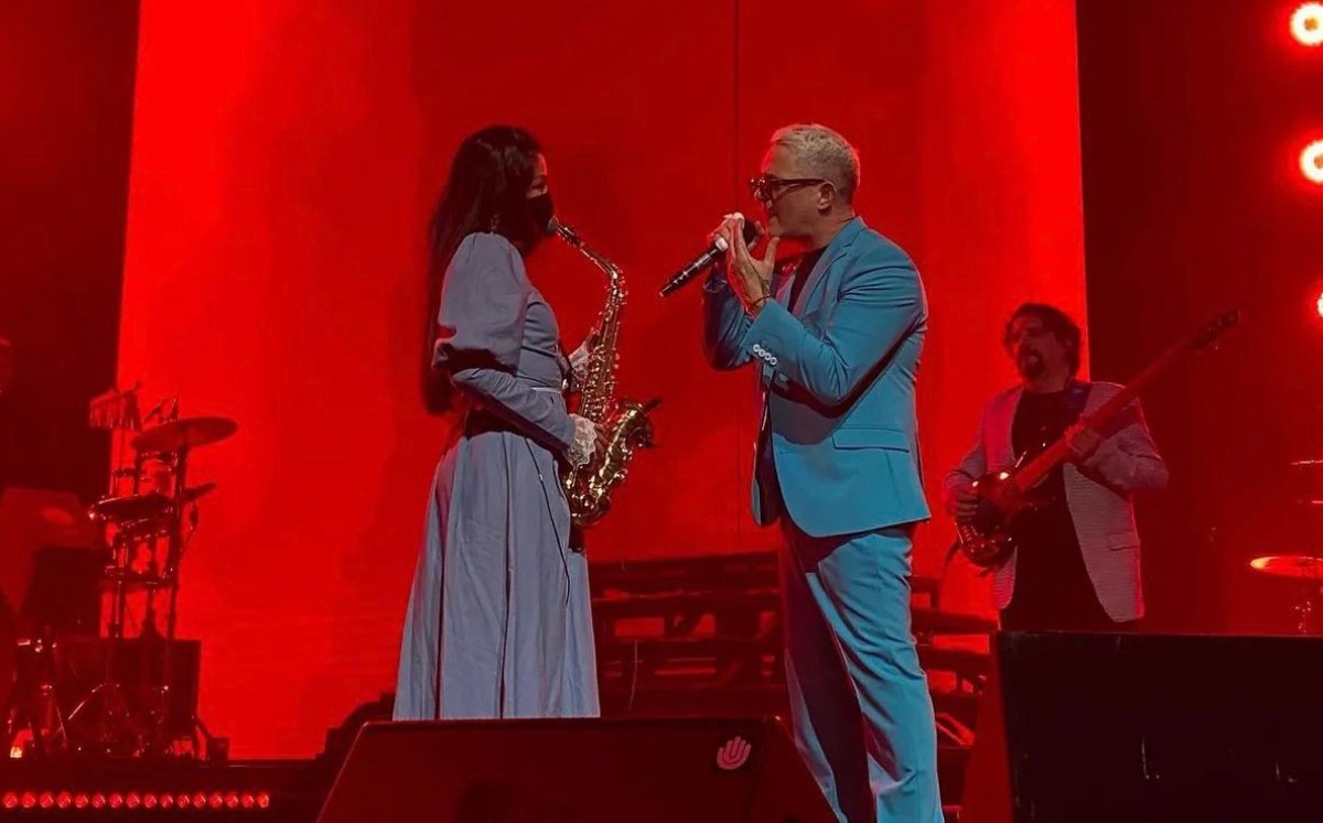 María Elena Ríos 'Malena' y Alejandro Sanz. / Twitter