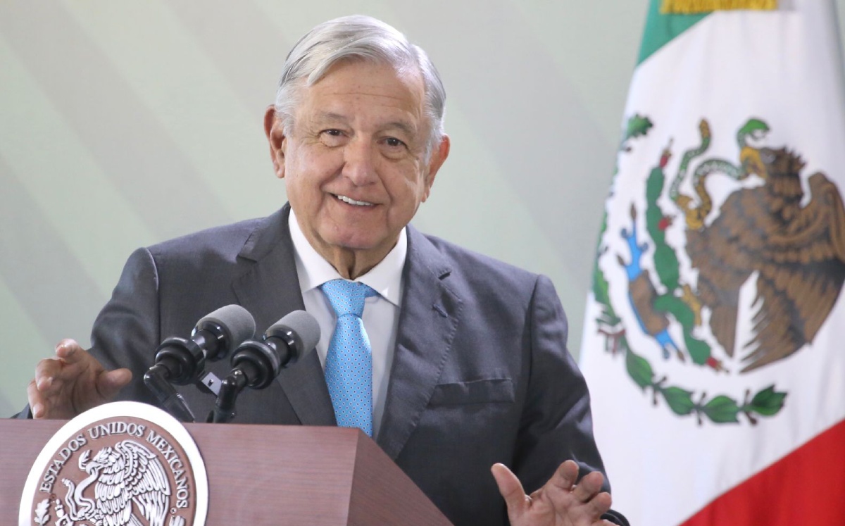 El presidente Andrés Manuel López Obrador en su conferencia matutina desde Zapopan, Jalisco. Foto: (Ariel Ojeda)