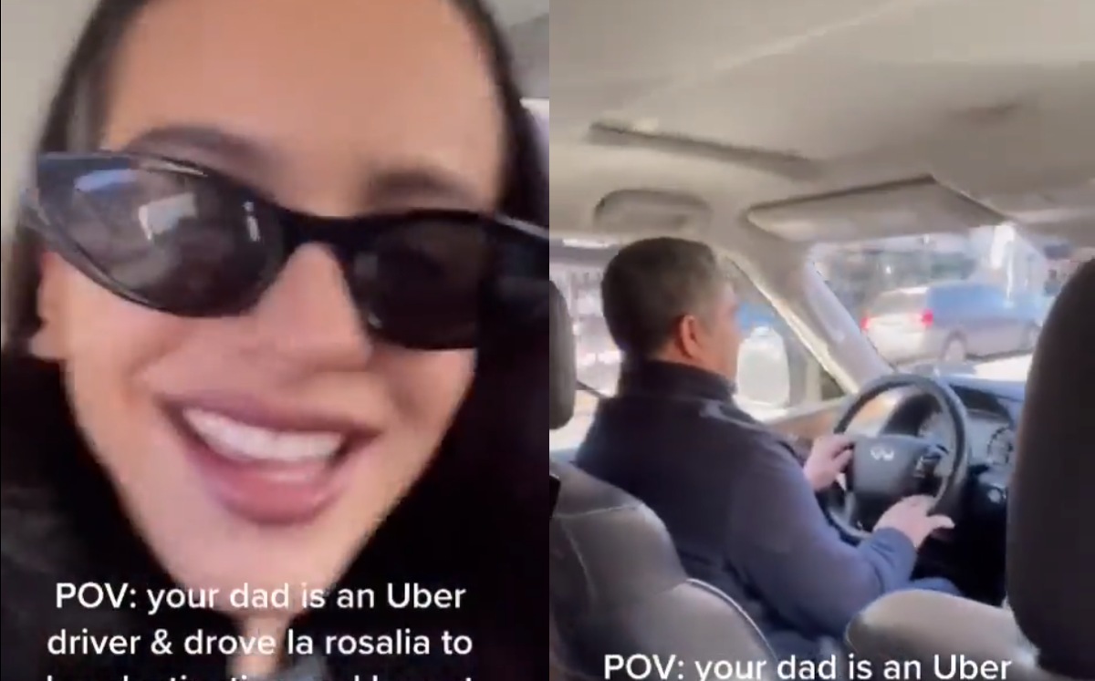 Rosalía manda saludo a su fan desde un Uber | Especial