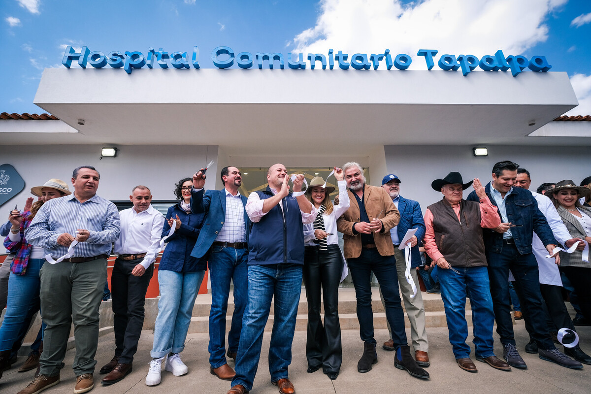 Entrega Alfaro nuevo hospital comunitario en Tapalpa (Cortesía)