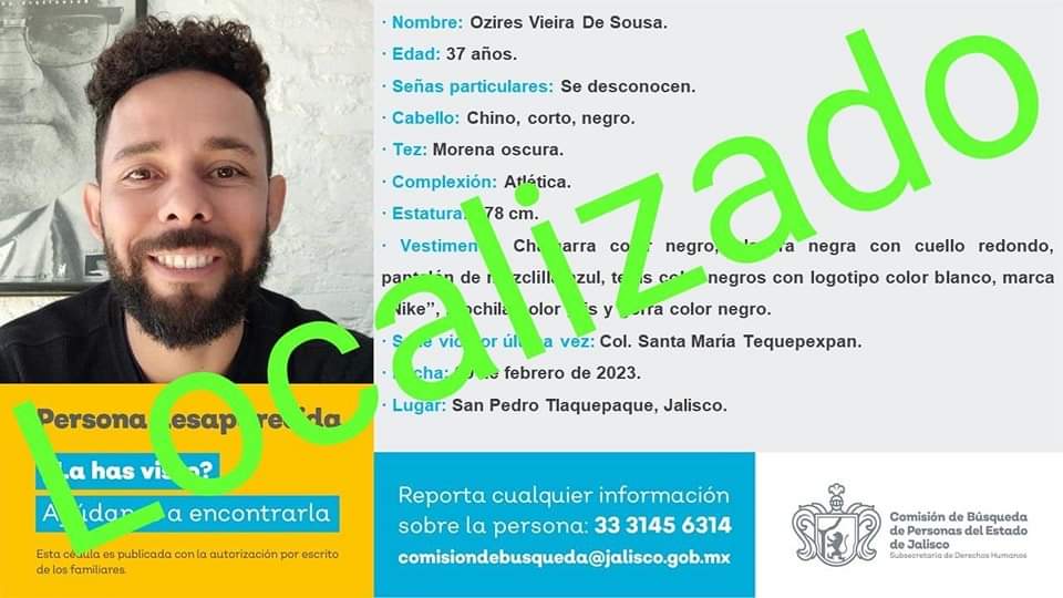 Localizan en Mazatlán sano y salvo a joven desaparecido en Tlaquepaque (Cortesía)